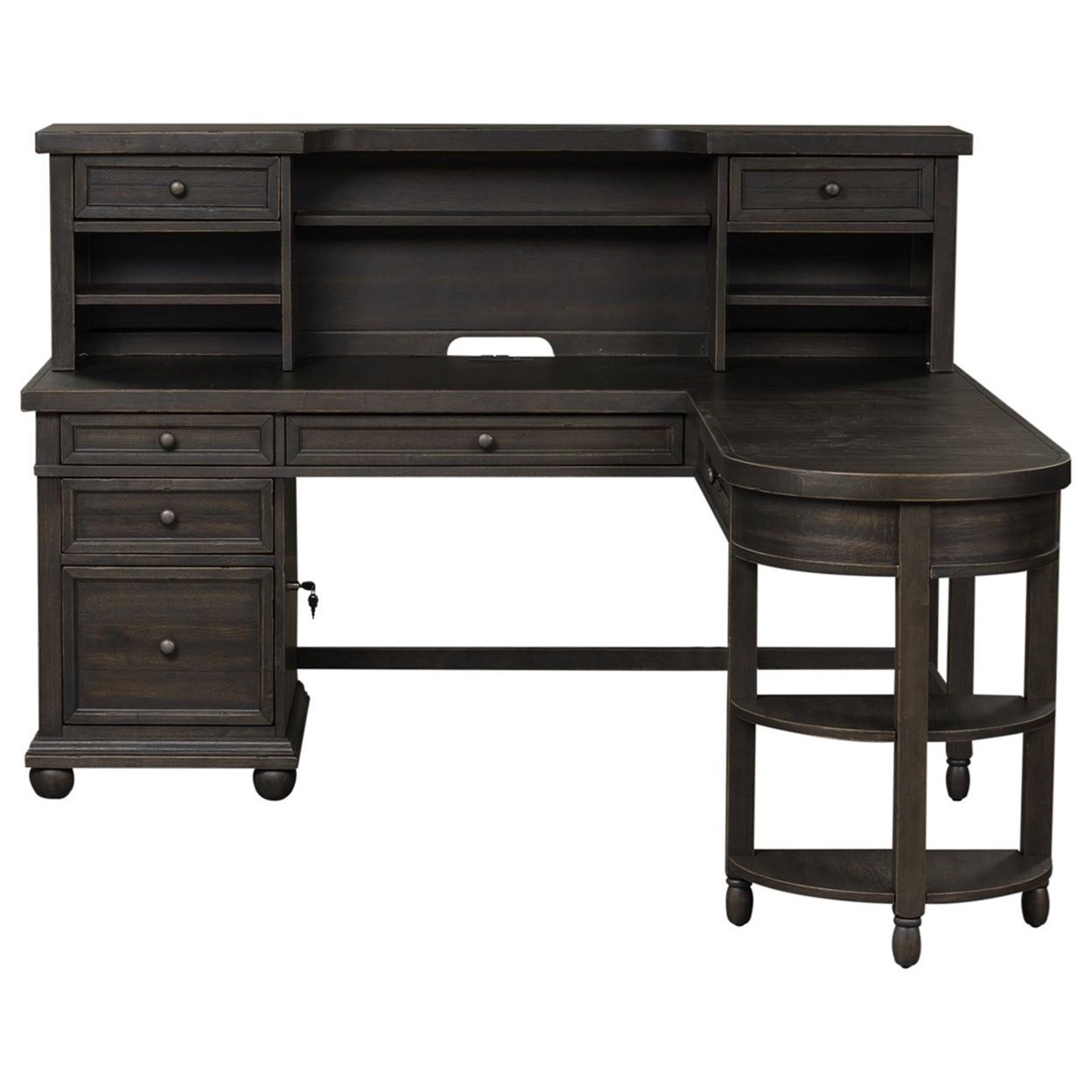 Retro l sale shaped desk